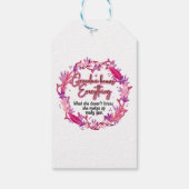 Oma weet alles cadeaulabel (Achterkant)