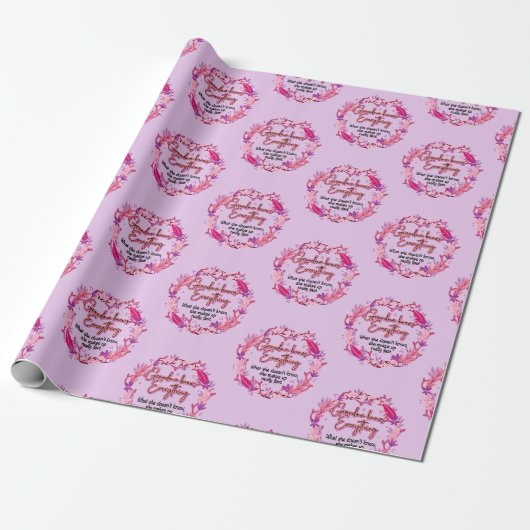 Oma weet alles cadeaupapier (Uitgerold)