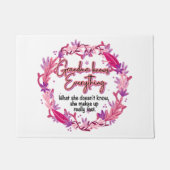 Oma weet alles deurmat (Voorkant)