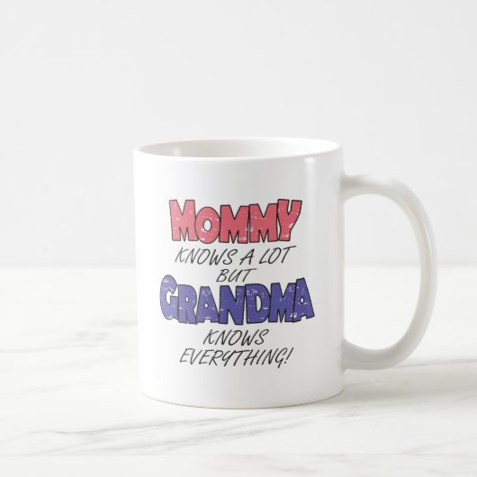 Oma weet alles koffiemok (Rechts)