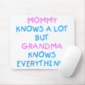 Oma weet alles | Moederdag Cadeau Muismat (Met muis)