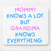 Oma weet alles | Moederdag Cadeau Muismat (Voorkant)
