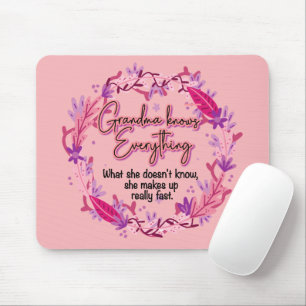 Oma weet alles muismat