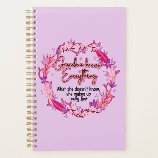 Oma weet alles planner (Voorkant)