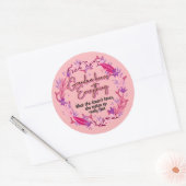 Oma weet alles ronde sticker (Envelop)