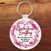 Oma weet alles sleutelhanger (Voorkant)