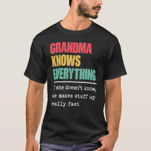 Oma weet alles trotste beste Grand T-shirt