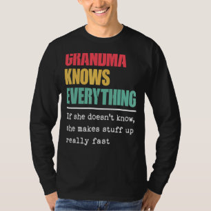 Oma weet alles trotste beste Grand T-shirt