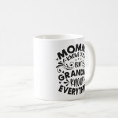 Oma weet alles wat moederdag koffiemok (Voorkant rechts)
