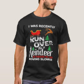 Oma werd met een rendierKerstmis overreden, dus Pa T-shirt (Voorkant)