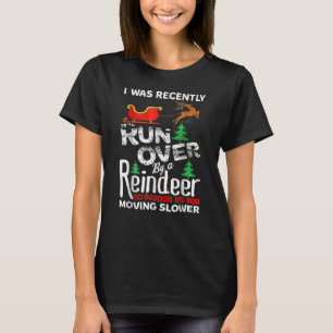 Oma werd met een rendierKerstmis overreden, dus Pa T-shirt