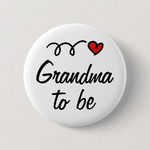 Oma worden knop ronde button 5,7 cm