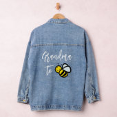 Oma wordt bijenbabyfeest bruiloft denim jacket (Hangar)