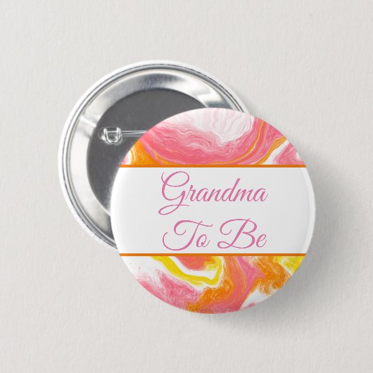 oma wordt | BUTTON BABY SHOWER (Voorkant /achterkant)