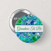 oma wordt | Button Baby shower van jongen (Voorkant /achterkant)