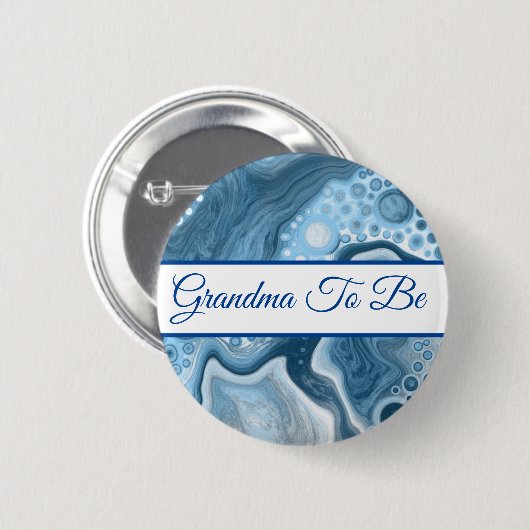 oma wordt | Button Baby shower van jongen (Voorkant /achterkant)