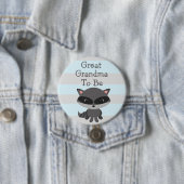 Oma wordt Button Raccoon Woodlands Thema (In situ)