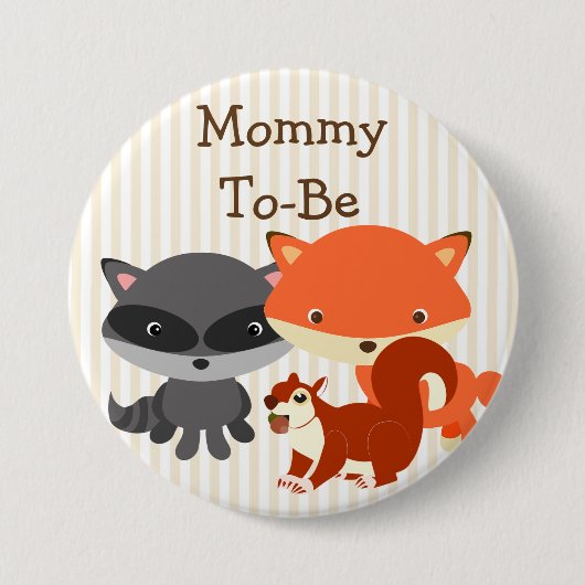 Oma wordt Button Woodlands-thema (Voorkant)