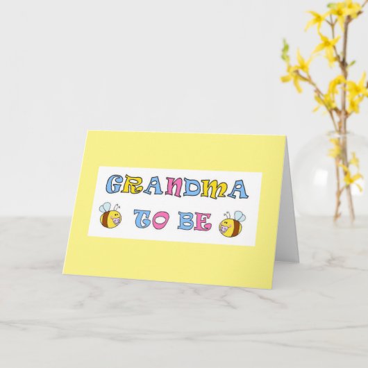 oma wordt kaart (Gele Bloem)