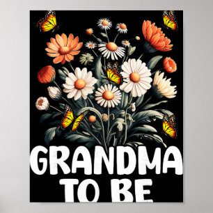 Oma Wordt, Nieuwe Baby Zwangerschap Aankondiging O Poster