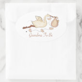 oma wordt ovale sticker (Tas)