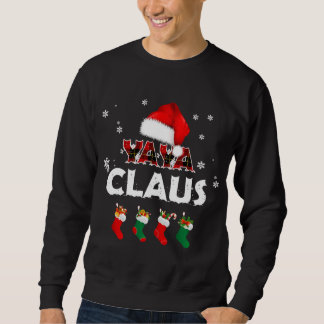 Oma Yaya Claus Santa Hoed Grappige Kerstmis Pajam Trui