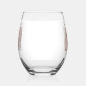 Oma Year heeft een nieuwe babyfoto gemaakt Wijnglas Zonder Voet (Rechts)