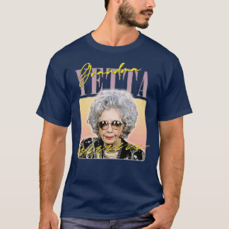 Oma Yetta jaren '90 Stijl Esthetisch Fan Art Desig T-shirt