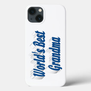 Oma zee blauw typografie  Case-Mate iPhone case