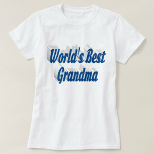 Oma zee Blauwe Moederdag T-shirt
