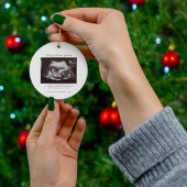 Oma Zwangerschap Aankondiging Kerstmis aandenken Keramisch Ornament