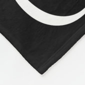 Oma Zwart en Wit 8 Foto Collage Fleece Deken (Hoek)