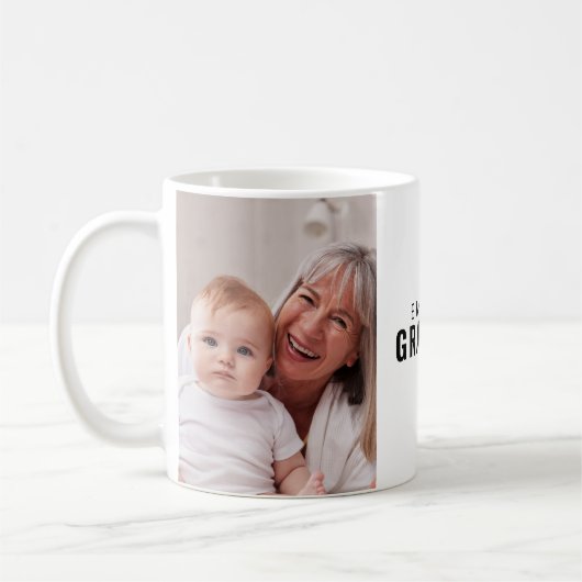 Oma Zwart Wit 2 Foto Koffiemok (Links)