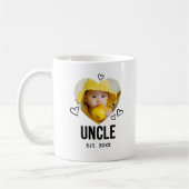 Omaakfoto van oom met hart koffiemok (Links)