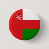 Omaanse vlag, vlag van Oman Ronde Button 3,2 Cm (Voorkant)