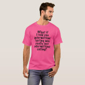 Omad Intermittent Fasting Intermittent Eating Bla T-shirt (Voorkant volledig)