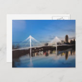 Omaha aan Council Bluffs Briefkaart (Voorkant / Achterkant)