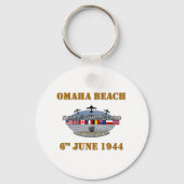 Omaha Beach 6th June 1944 Sleutelhanger (Voorkant)