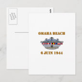 Omaha Beach Briefkaart (Voorkant / Achterkant)