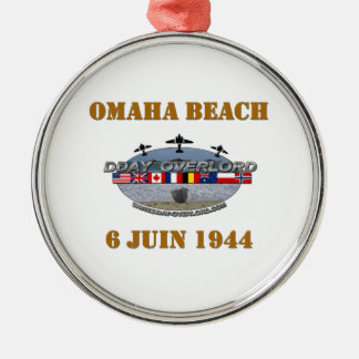 Omaha Beach Metalen Ornament