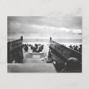 Omaha Beach, Normandy, D-Day 1944 Briefkaart