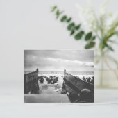 Omaha Beach, Normandy, D-Day 1944 Briefkaart (Staand voorkant)