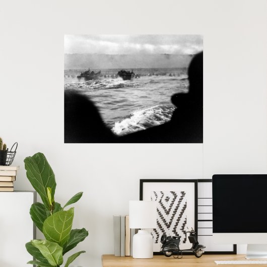 Omaha Beach Poster (Thuiskantoor)