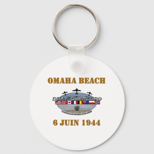 Omaha Beach Sleutelhanger (Voorkant)