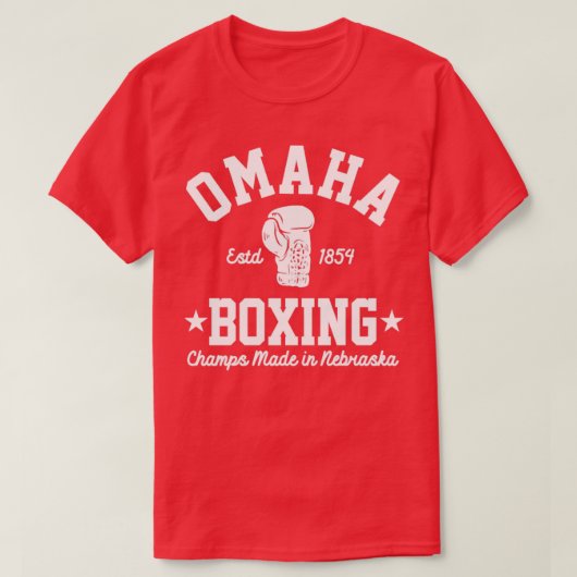 OMAHA BOXING T-SHIRT (Design voorkant)