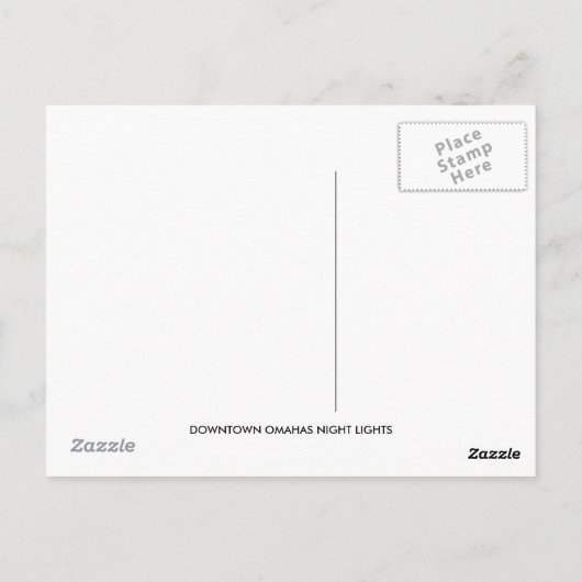 OMAHA BRIEFKAART (Achterkant)