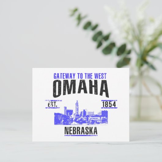 Omaha Briefkaart (Staand voorkant)