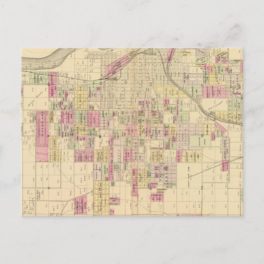 Omaha City, Nebraska Briefkaart (Voorkant)