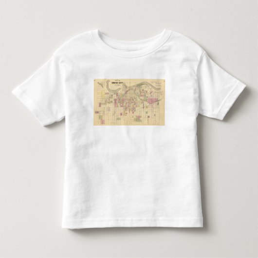 Omaha City, Nebraska Kinder Shirts (Voorkant)