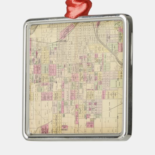 Omaha City, Nebraska Metalen Ornament (Links)